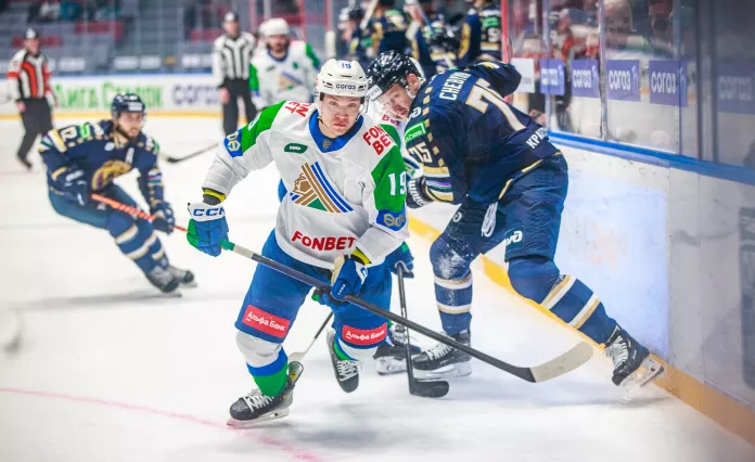 Белорусский форвард набрал 5 очков 5 матчах Зеленого дерби в текущем сезоне КХЛ