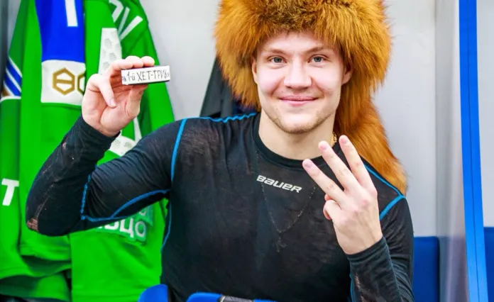 Иван Дроздов — пятый белорусcкий хоккеист, сделавший хет-трик в матче КХЛ