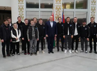 Хоккеисты минского «Динамо» встретились с курсантами МЧС