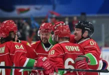 Александр Лукашенко помог команде Президента победить сборную Минской области в первом матче финала любительского турнира
