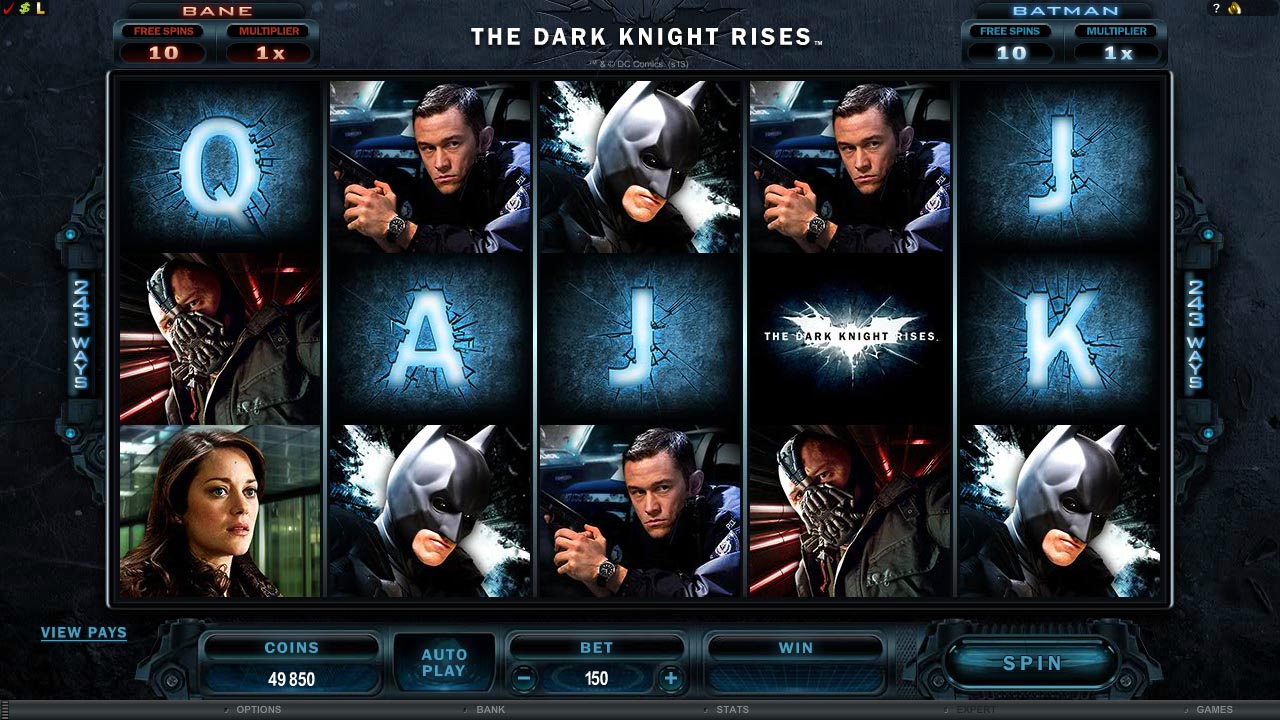 the dark knight rises игровой автомат