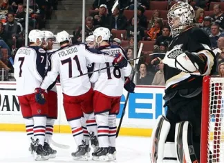 НХЛ: Блестящая игра Бобровского помогла «Коламбусу» обыграть «Анахайм»