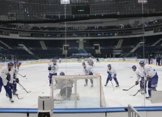 КХЛ: Минское «Динамо» провело утреннюю тренировку