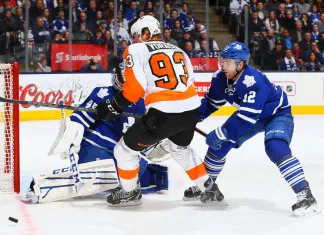 НХЛ: В результативном матче «Филадельфия» переигрывает «Торонто», Ворачек и Жиру набрали по четыре очка 