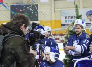 ЧБ: Хоккеисты «Динамо-Молодечно» приняли участие в съемках новогоднего ролика