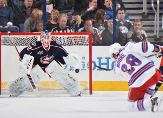 НХЛ: Результативная игра Бобровского не помогла «Коламбусу» в игре против «Рейнджерс»