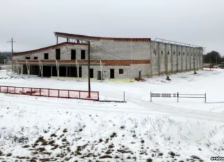 Строительство ледовой арены в Шклове остановилось