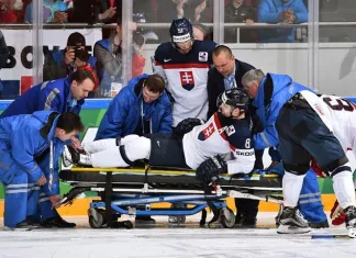 ЧМ-2016: В матче с белорусами защитник сборной Словакии получил тяжелейшую травму