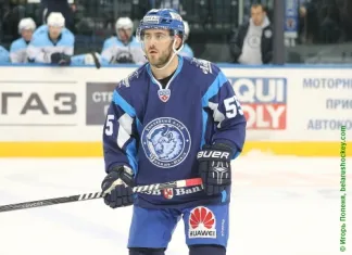 КХЛ: Лидер минского «Динамо» впервые вышел на лёд после травмы