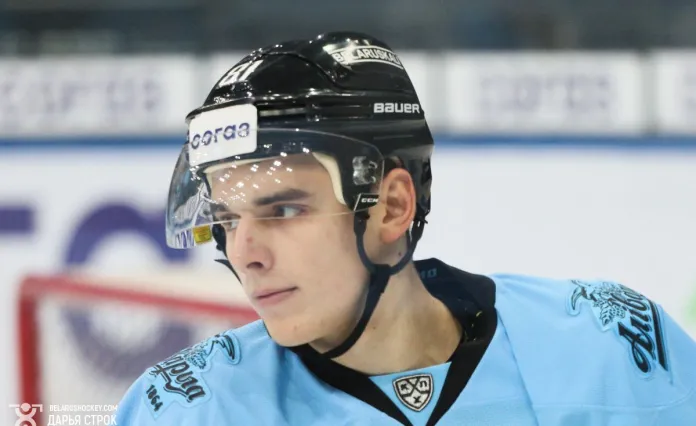 Виталий Пинчук поделился эмоциями после дебютной шайбы КХЛ