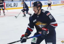 Белорусский защитник провел юбилейный матч в КХЛ