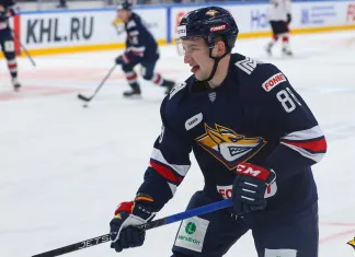 Белорусский защитник провел юбилейный матч в КХЛ