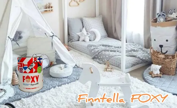 Краска для детских комнат в Беларуси – преимущества Finntella FOXY