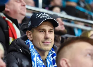 Лучший футболист Беларуси-2022 поделился эмоциями от матча хоккейного «Динамо»
