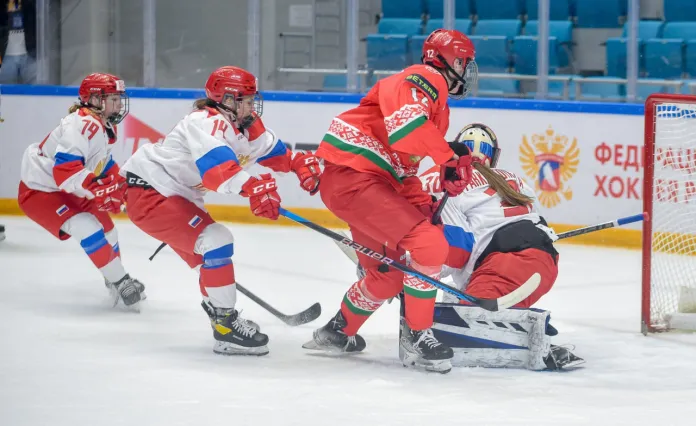 Юниорская сборная Беларуси взяла реванш у женской сборной России на турнире в Астане