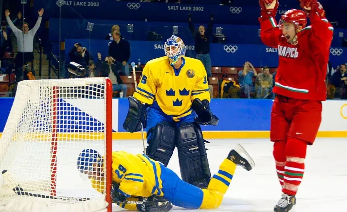 21 год назад сборная Беларуси обыграла команду Швеции на Олимпиаде в Солт-Лейк-Сити