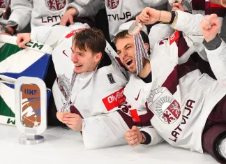 Сборная Латвии — бронзовый призер чемпионата мира-2023 по хоккею