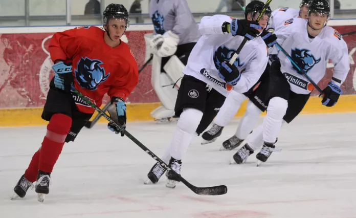 Минское «Динамо» провело первую полноценную тренировку на льду