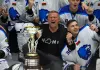 Победная раздевалка «Витебска» после триумфа в Кубке Салея-2023