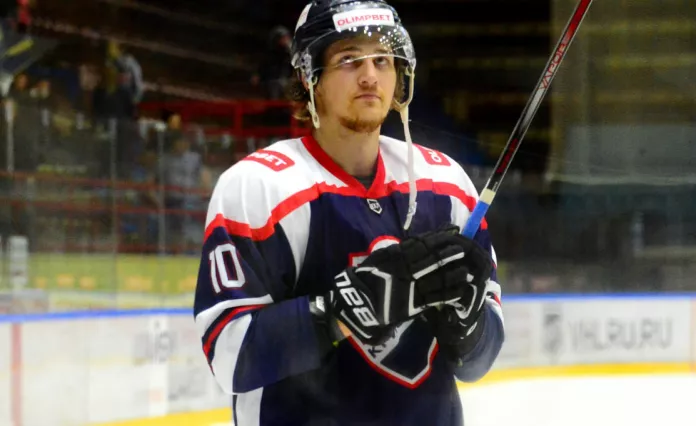 Михаил Ковалёв набрал два результативных балла в матче чемпионата ВХЛ
