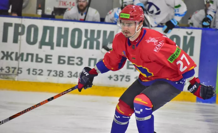 Российский форвард третий месяц кряду признан лучшим хоккеистом «Лиды»