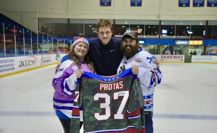Илья Протас забросил свою третью шайбу в USHL