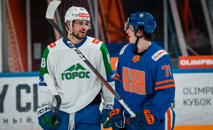 Матвей Кабуш набрал три очка в матче чемпионата ВХЛ