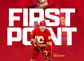 Илья Соловьёв набрал первое в карьере очко в НХЛ