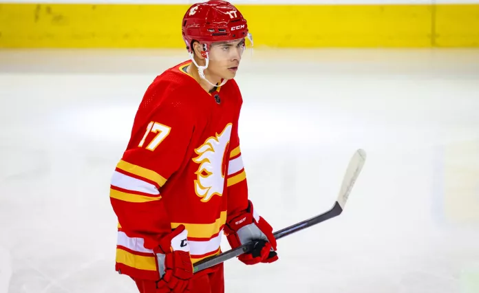 Егор Шарангович в числе лидеров НХЛ по заброшенным шайбам в декабре