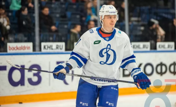 Никита Гусев набрал 4 очка в матче с минским «Динамо» и установил ряд исторических достижений в КХЛ