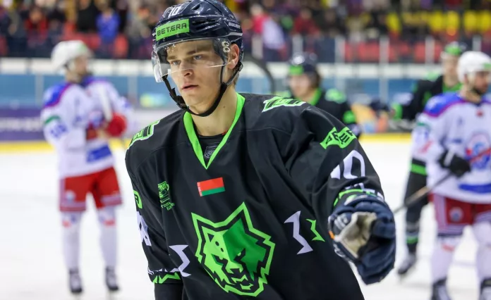 Захар Полищук стал лидером по проведенным играм за «Металлург» среди жлобинских хоккеистов