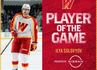 АХЛ: Илья Соловьёв признан первой звездой матча против «Сан-Хосе»