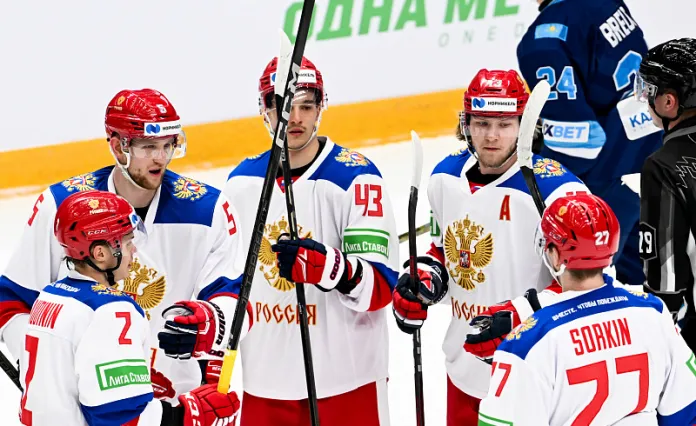 Сборная России переиграла Казахстан в первом матче турнира Qazaqstan Hockey Open