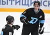Видео: Виталий Пинчук забросил шайбу не глядя в турнире КХЛ «3 на 3»