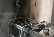 В Гомеле спасатели ликвидировали пожар в Ледовом дворце