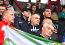 Хоккеисты и штаб «Витебска» посетили матч футбольный матч БАТЭ – «Гомель»