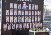 7 сентября возле «Минск-Арены» установят временный мемориал в память о «Локомотиве»