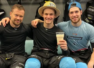 Видео из победной раздевалки минского «Динамо» после игры с «Сочи» Видео из победной раздевалки минского «Динамо» после игры с «Сочи»