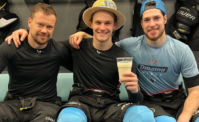 Видео из победной раздевалки минского «Динамо» после игры с «Сочи»