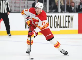 Шарангович отметился двумя бросками и полезностью «-1» в поражении «Калгари» от «Нэшвилла»