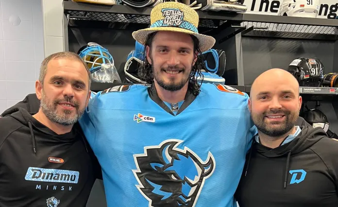 Видео: Победная раздевалка минского «Динамо» после поединка с ЦСКА