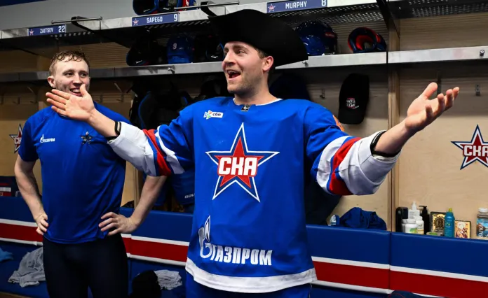 Самая быстрая шайба в овертайме в истории КХЛ — от защитника СКА