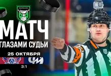 Видео: Матч «Славутич» – «Динамо-Молодечно» и гол вратаря Синягина глазами арбитра