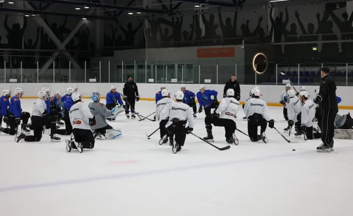 Фото: Минское «Динамо» провело тренировку в Казани