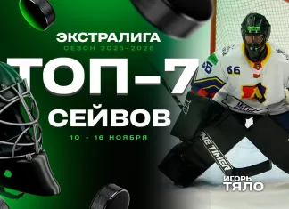 Видео: Топ-7 сейвов десятой недели Betera-Экстралиги