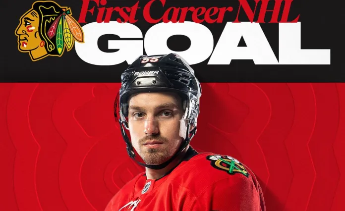 Артём Левшунов забил дебютную шайбу в НХЛ