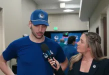 Никита Толопило оценил свою победную игру против «Анахайма»