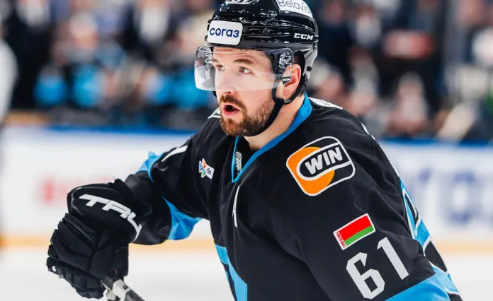 Ксавье Уэлле провёл сотый матч в КХЛ за минское «Динамо»