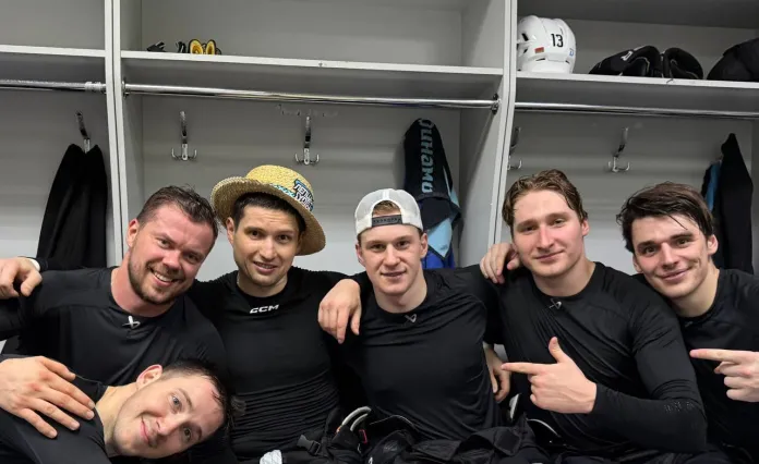 Видеообзор победной раздевалки минского «Динамо» после игры с «Торпедо»