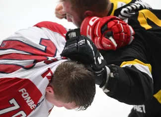 Егор Сурин — о драке с белорусом Александром Скореновым после матча с «Северсталью»